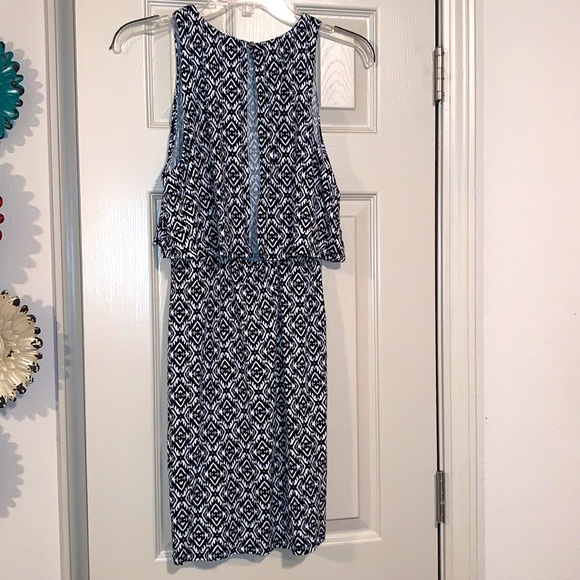 Black and white dress, size L, open back - Picture 4 of 4